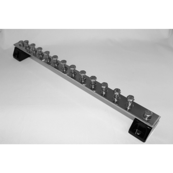 Koper aardrail compleet