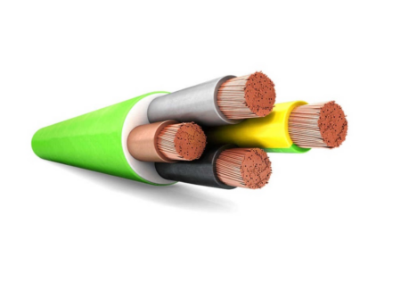 YMz1Kf 0,6/1kV Flexibel B2ca Groen/Zwart